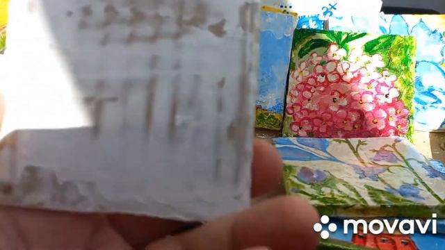  230Картонная плиточка для зеркала...