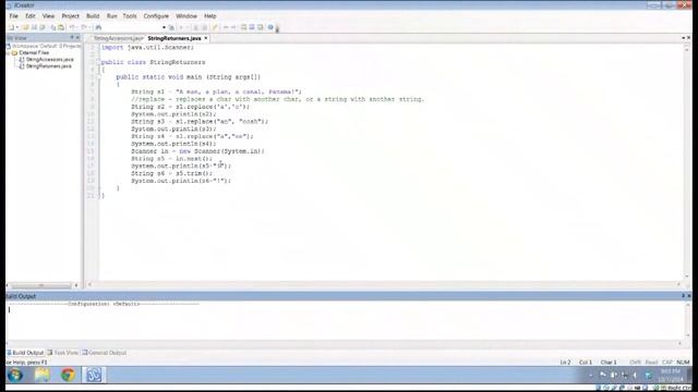 Computer Science AP - More Strings - String object and class return methods