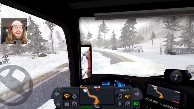 НОВОГОДНИЙ ЗАЕЗД В TRUCK SIMULATOR ULTIMATE ПО ЗАСНЕЖЕННОЙ РОССИИ