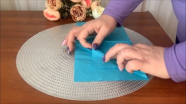 СЛОЖИТЬ САЛФЕТКИ БЫСТРО и КРАСИВО. Сервировка стола.