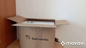 Распаковка акустических систем Radiotechnika Alfa 1.01 (Радиотехника Альфа 1.01)