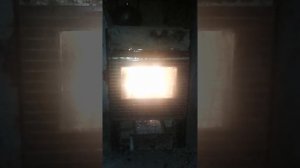 камин из газовой плиты