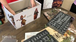 Nova Aetas Renaissance boardgame - Kickstarter Core Game HD Unboxing - Ludus Magnus Studio