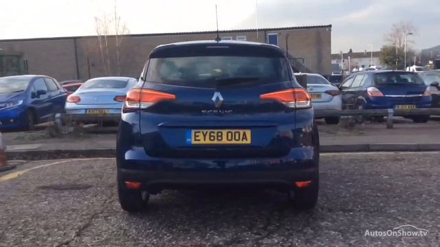 RENAULT SCENIC ICONIC TCE BLUE/BLACK 2018 смотреть онлайн