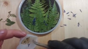 Рисую цветами картина панно в эпоксидной смоле