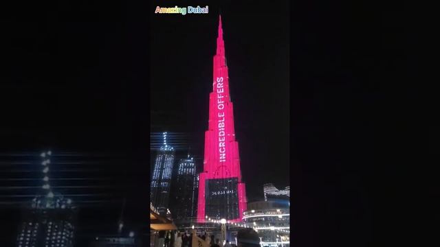 Burj khalifa dubai light up show || Dubai shopping festival 2021 || dubai mall #Shorts #shorts