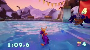 Spyro 2 Ripto's Rage Колосс все самоцветы и сферы 100%