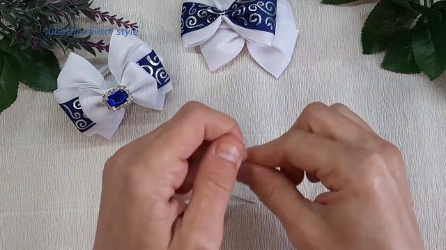 школьные бантики легко и быстро.school bows easily and quickly