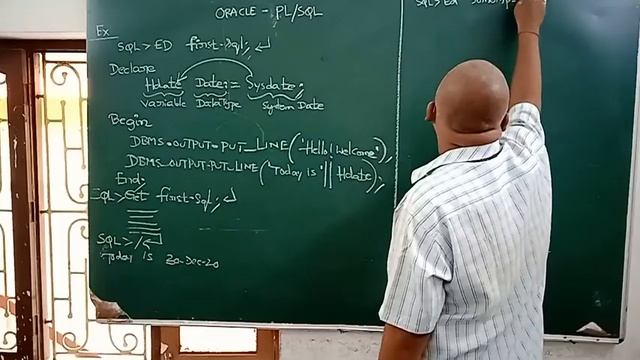 III BSC DBMS PL SQL Lession1 смотреть онлайн