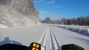BRP Tundra 550 прогулка на снегоходе 1 BRP Tundra 550