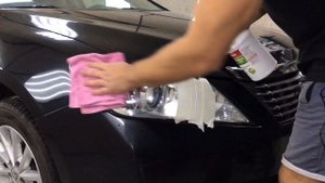 Восстановили красоту на Камри , Химчистка + Полировка , Полировка фар зубной пастой