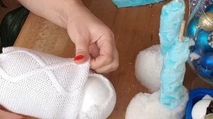 Новогодний Гном на ножках.