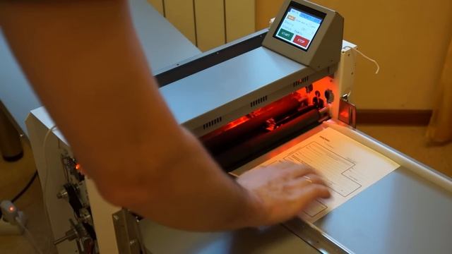 SABTEC Creaser - автоматическая установка бига по центру листа смотреть онлайн