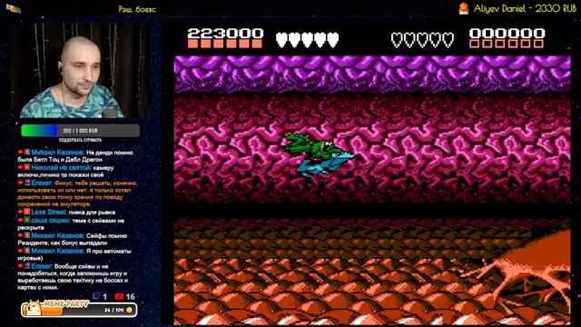 Battletoads - прохождение Dendy / NES | Стрим [11] (Продолжение, стрим упал) смотреть онлайн