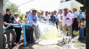 Inauguran sistema de agua potable en San Ignacio