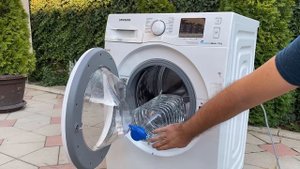 Stress test: 6L WATER bottle vs Samsung washing machine (DESTROYED ITSELF)