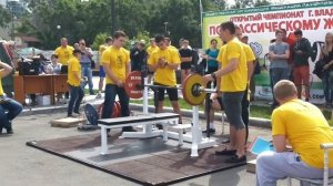 1 подход, жим лежа, мужчины, ветераны Владивосток 2013 - bench press men, masters