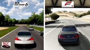 Gran Turismo 6 vs Forza Motorsport 4 - Infiniti G35 Graphics & Sound Comparison