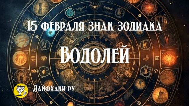 15 февраля знак зодиака водолей смотреть онлайн