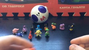 Покемон Pokemon Распаковка Пикачу Покебол Коллекция Фигурки