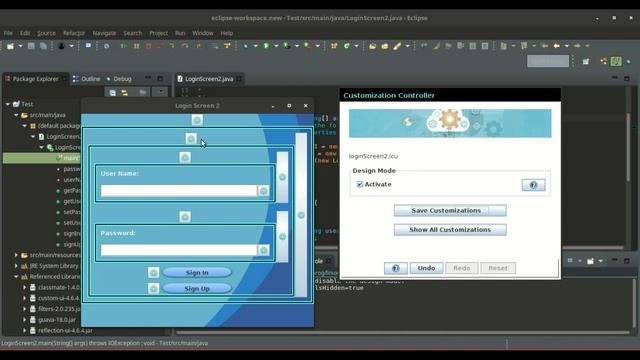 Java Swing Login Screen (with ReflectionUI) смотреть онлайн