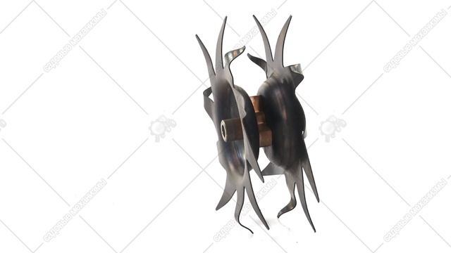 Фреза базовая правая Mantis для культиватора 3D обзор.