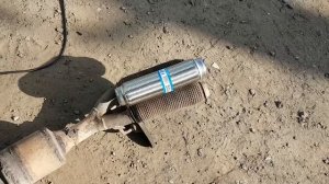 Правильно удаляем прогоревшие гофры глушителя на пассат Б 6