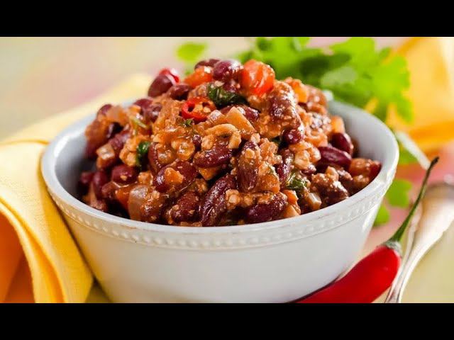 Грузинская кухня Лобио из красной фасоли Блюда кавказской кухни