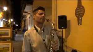 ORESTE MONTI  SAX  Notte della Musica 2016 FRASCATI