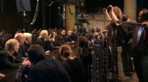 Алан Рикман (Северус Снейп) , моменты со съемок Гарри Поттера.