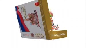 3D ПАЗЛ CUBICFUN СОБОР ВАСИЛИЯ БЛАЖЕННОГО MC093H