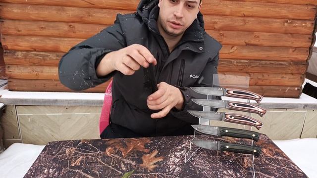 Выставка цельнометаллических ножей по отличной цене! Сталь ХВ5 (алмазка) .