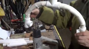 Рама для рюкзака или поняги, своими руками из труб пвх.