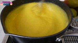 Crema de Mangos SIN AZÚCAR Extra Firme para rellenar y decorar pasteles | Deliciosa y Saludable