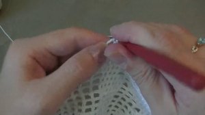 Скатерть в технике филейного вязания " Подснежник ".  Часть 3.