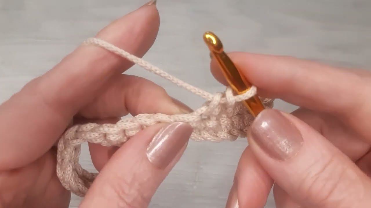 Простой узор для коврика, сумки, пледа. Crochet pattern смотреть онлайн