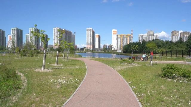 Строительный трест. Инфраструктура жилого комплекса «Новое Купчино», лето 2020