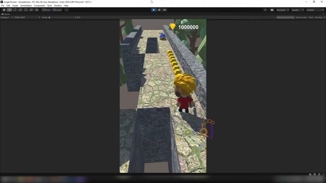 how to make a ENDLESS RUNNER game in unity? : Like subway surfers or Temple Run [part 11]
