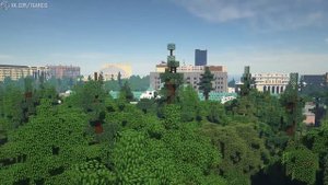 Новосибирск в Minecraft 1 к 1