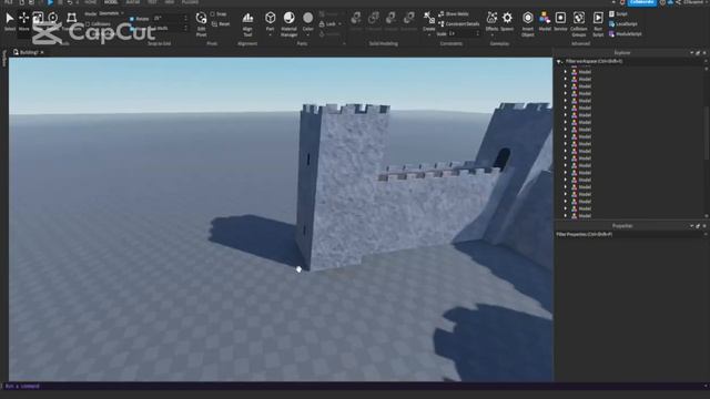 Сделал замок! | ROBLOX STUDIO #1 смотреть онлайн
