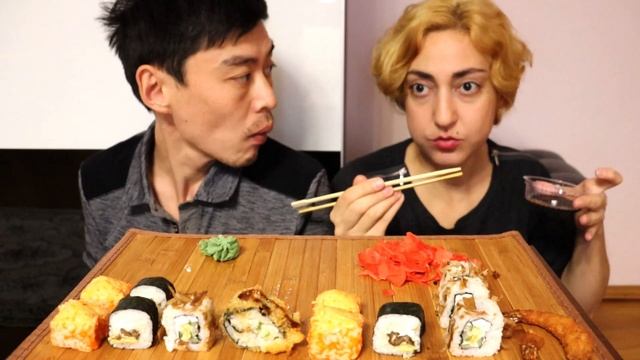 MUKBANG/МУКБАНГ♡СУШИ/РОЛЛЫ♡SUSHI / ROLLS♡ЖИЛЬЕ/РАБОТА/ОТВЕТЫ НА ВОПРОСЫ