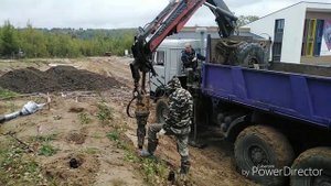 Камаз 43118 вездеход самосвал манипулятор с гидробуром.монтаж винтовых свай.Андрей РЕГИОН40