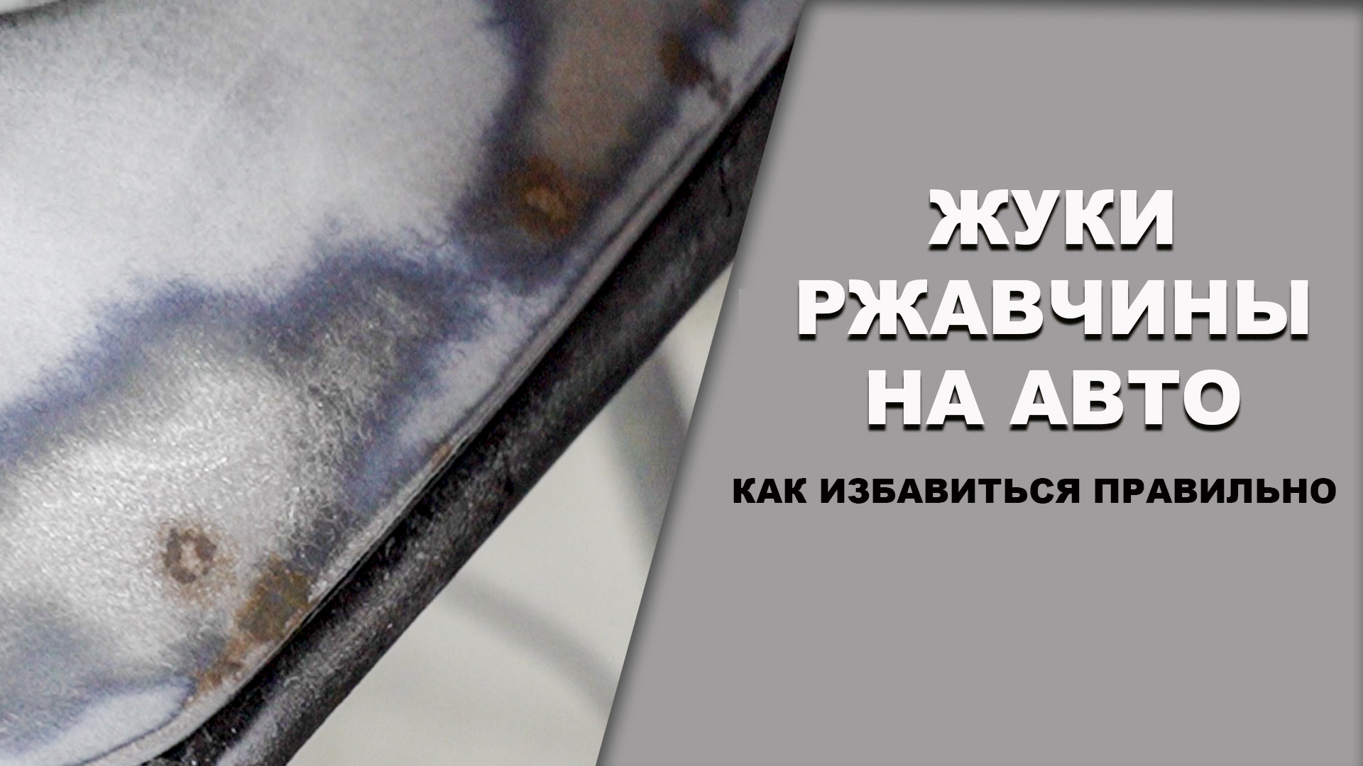 Как убрать жуки и ржавчину