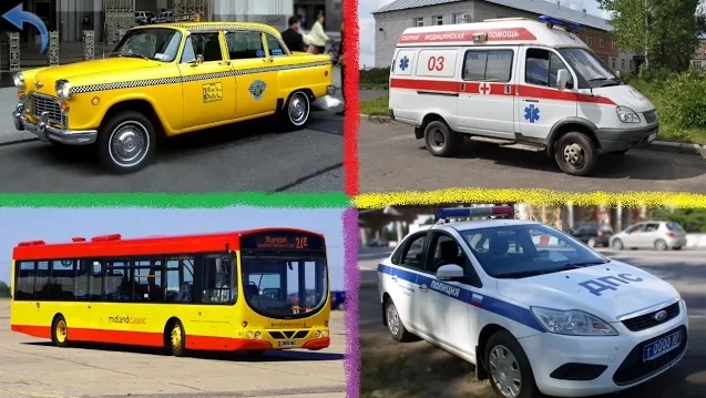 Развивающие Мультики про Машинки Транспорт и Спецтехника для Детей