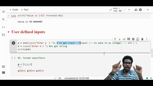 #17.2 Format specifiers in python part2 |  formatting types in python | how to use format specifier
