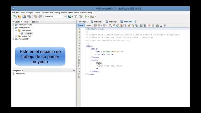 Como crear tu primer Proyecto PHP con el IDE NetBeans смотреть онлайн