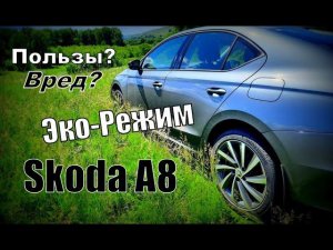 Skoda A8: Эко Режим. Экономит? Портит? Помогает? (2023)