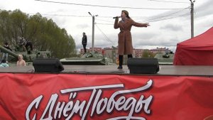 Амина Мурадова "Россия" 09.05.2022г., г.Кострома, парк Победы