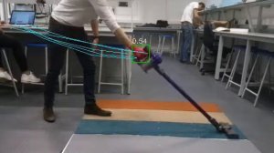 Vacuum cleaner motion tracking testing