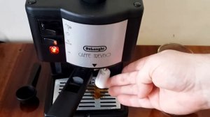 DeLonghi BAR 14 F как приготовить эспрессо и капучино (espresso and cappuccino)